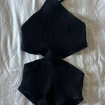ZARA Black Cut Out Bodysuit Photo 0