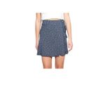 Brandy Melville Genevieve Wrap Skirt Navy Floral Made In Italy One Size Photo 2