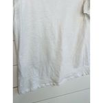 INDUSTRY White Ruffle Sleeves Short Sleeves 100% Pima Cotton TShirt Size Small Photo 6