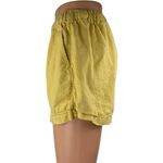 Banana Republic  Womens Yellow Linen Pull On Elastic Mid Rise Mini Shorts Size XS Photo 1