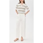 Reformation Campbell Polo Sweater Size Medium Photo 2