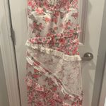 For Love & Lemons  Dress Rosalyn Maxi Pink Women’s Large Photo 2