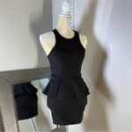 Lush Clothing Lush Black racer back peplum Mini Dress Photo 13