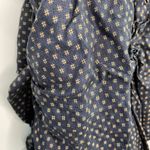 Etoile Isabel Marant Women Coquette Feminine Linen Dress Size 36 Blue Ruched Photo 7