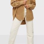 New Levi's Women's Corduroy Remi Utility Shirt In Brown Ice Coffe Size 2XL NWT Photo 2