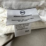 AG Adriano Goldschmied Womens Chinos Pants Beige Cotton Lyocell Stretch 25R Photo 9
