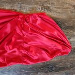 The Sei Asymmetric Drape Gown in Scarlet Red Size 8 Silk One Shoulder Maxi Slit Photo 4