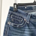 Miss Me Denim Embroidered Back Pocket Wings Skinny Jeans Bradbury Low Rise 28 Photo 4