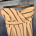 Venus Striped Strapless Jumpsuit Photo 4