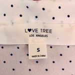 Navy & white polka dot skirt & blouse set. Blue Size XS Photo 6