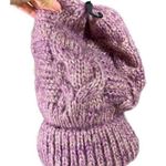 EXPRESS  Womens knit beanie hat new berry pink-purple Photo 0