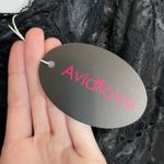 Avid Love Black Lingerie Bodysuit M Womens NWT Lace Surplice V Neck Sexy Size M Photo 6