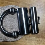  Woven stretchy Belt with Metallic Buckle Photo 2