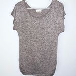 Free Kisses Oatmeal Beige Dolman Sleeve Blouse Top Medium Photo 8