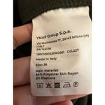 By YOOX Green Wrap Midi Skirt Italy NWT Size 38 US 2 Photo 8