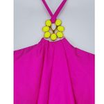 Trina Turk  Orchid Pink Ruffle Halter One-Piece Swimsuit Women’s Size 8 Photo 3