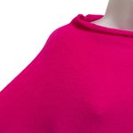 Free People  Hot Pink Celeste Dolmen Sleeve Sweater L Photo 3