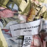 Adrienne Vittadini Linen Floral Shorts Yellow Small Petite Photo 3