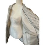 Karl Lagerfeld Tweed Jacket Fringed‎ Edges Black Buttons Professional Business Chic Coat Photo 7