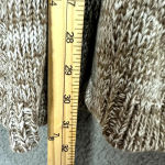 Laura Scott  Cardigan Womens Small Brown Fisherman Cable Knit‎ Toggle Academia Photo 4