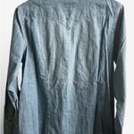 Roper Women’s Long Sleeve Denim Western Snap Front Shirt Blue Wash Size Large Photo 6