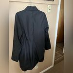 Coldwater Creek  Black Lightweight coat with Leopard Print Lining - Size M Photo 1