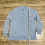 Karen Scott  Light Blue Speckled Mock Neck Knit Sweater Women XL Cotton Blend Photo 7
