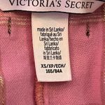 Victoria's Secret  Pink Plaid Pajama Romper with gold accents Size XS Photo 5