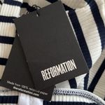 Reformation  Nellie Stripe Ribbed Dress NEW Tags Photo 3