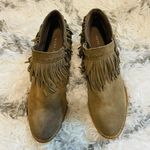 Very Volatile Fringe Tan Booties Photo 0