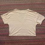 Me to We  ESSENTIALS TAN V NECK CUT OUT CROP TEE Photo 4