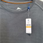 Tommy Bahama  Grey Striped Tee Photo 2