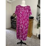 Anthony Richards Preowned Purple Floral Nightgown/House Dress Smocked Size L Size L Photo 3