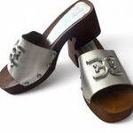 Sam Edelman   7 Francina Studded Slip-On Platform Sandals Clogs Slip On Metallic Photo 2