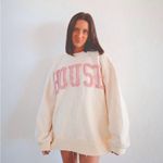 Skull House Designs Sherpa Crewneck Pink Size M Photo 1