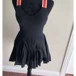 Aerie Offline By  Black Dress With Orange‎ Straps S/P Nylon & Elastane NWOT Photo 5