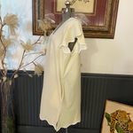 SSYS Get Ready Robe Cream Velvety w White Scallop Trim Zip Up Photo 3