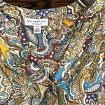 Current Air  Paisley Print Blouse with Puff Sleeves -  Women's Small Boho Rayon Photo 5