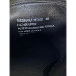 Steve Madden NWT  Fortunate Black Leather Mules Gold Buckle Loafer Slides Size 8M Photo 4