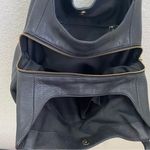 Vince Camuto “IKE” Black Soft Pebbled Leather Tote Double Handle Shoulder Bag Photo 4