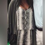 Lavender Brown  Snakeskin Print Romper Photo 0