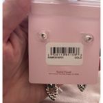 Rachel Parcell  Gold Leaf Crystal Drop Chandelier Earrings Photo 2