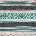 VINTAGE Cricket Lane women's medium pullover sweater shoulder pads metallic grey Pink Photo 6