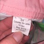 Lilly Pulitzer  Chin Chin Callahan Flat Front Shorts Golf Pink Green Elephants 2 Photo 7