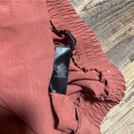 Adrianna Papell Womens Coral Wide Leg Pants High Rise Designer Size Medium Photo 3