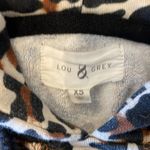 Lou & grey  Animal Print Hooded Sweatshirt - Size XS Photo 9