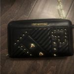 Love moschino  Logo Heart Wallet Zip Around Studded Photo 1