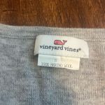 Vineyard Vines  Gray and White Ruffle Detail Sweater Photo 5