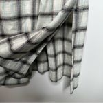 Madewell  Celestial Blue Flannel Button-Front Midi Dress Size 6 Photo 6