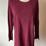 Motherhood Maternity Red Long Sleeve Relaxed T Photo 0